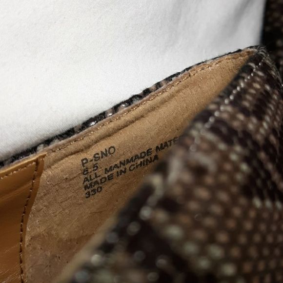 Steve Madden P-Sno Python Metal Toe‎ Pumps 6.5 - Picture 5 of 8